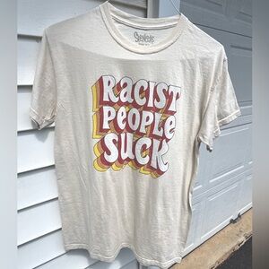 spencer’s people suck graphic tee shirt